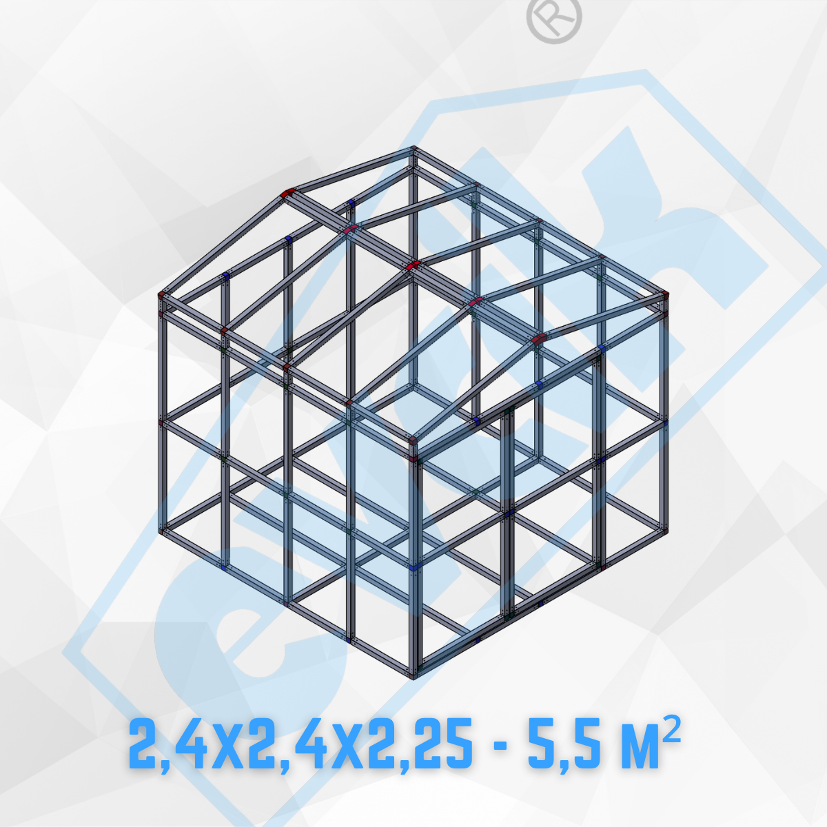 5 m² Saçaksız Taban Döşemeli Depo