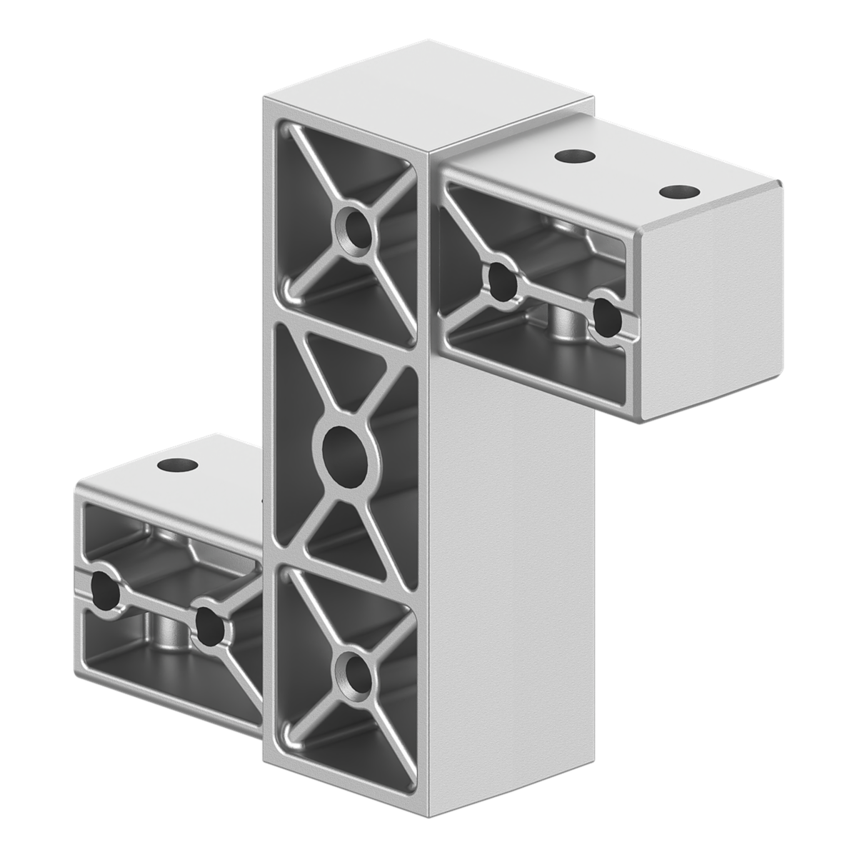 40x40 mm Kutu Profillerle Uyumlu İki Yollu Özel Uygulama Bağlantı Konnektörü 4040SP02-1