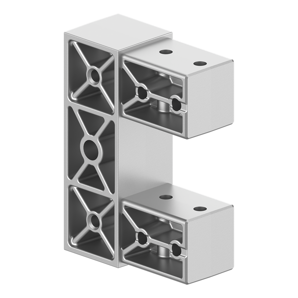 120x120 mm Kesitli İki Yollu Kiriş Sonu Bağlantı Konnektörü 4012EP02-1