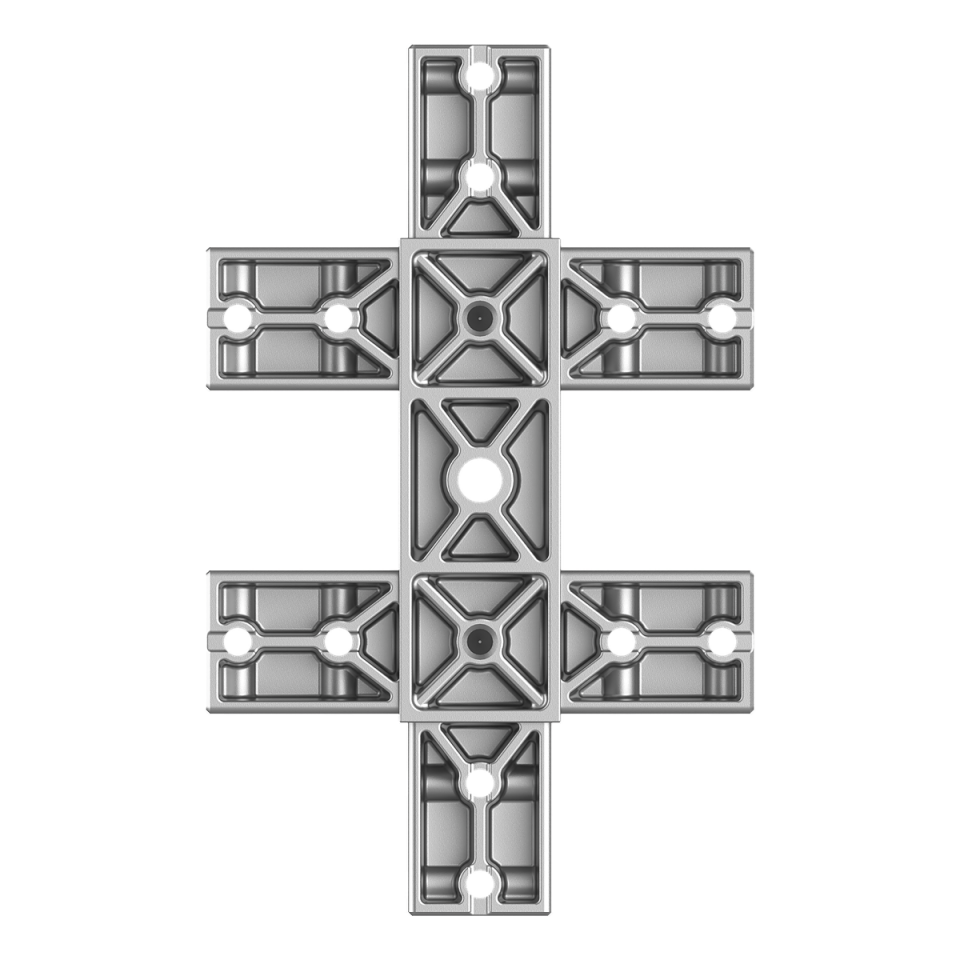 40x120 mm Kesitli Altı Yollu Özel Yüzey Bağlantı Konnektörü 4012MD06-1