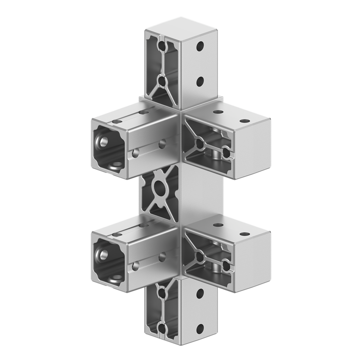 40x120 mm Kesitli Altı Yollu Kolon Kenar Bağlantı Konnektörü 4012ED06-1