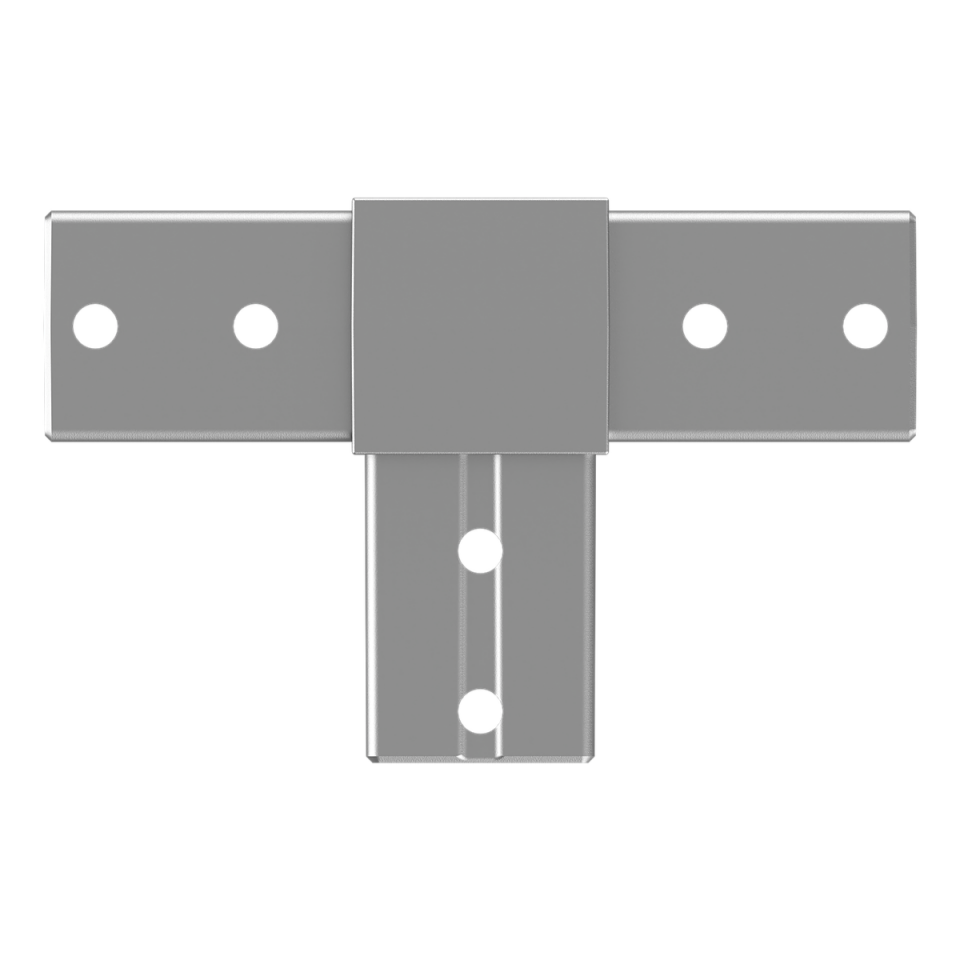 40x120 mm Kesitli Altı Yollu T Bağlantı Konnektörü 4012ED06-2