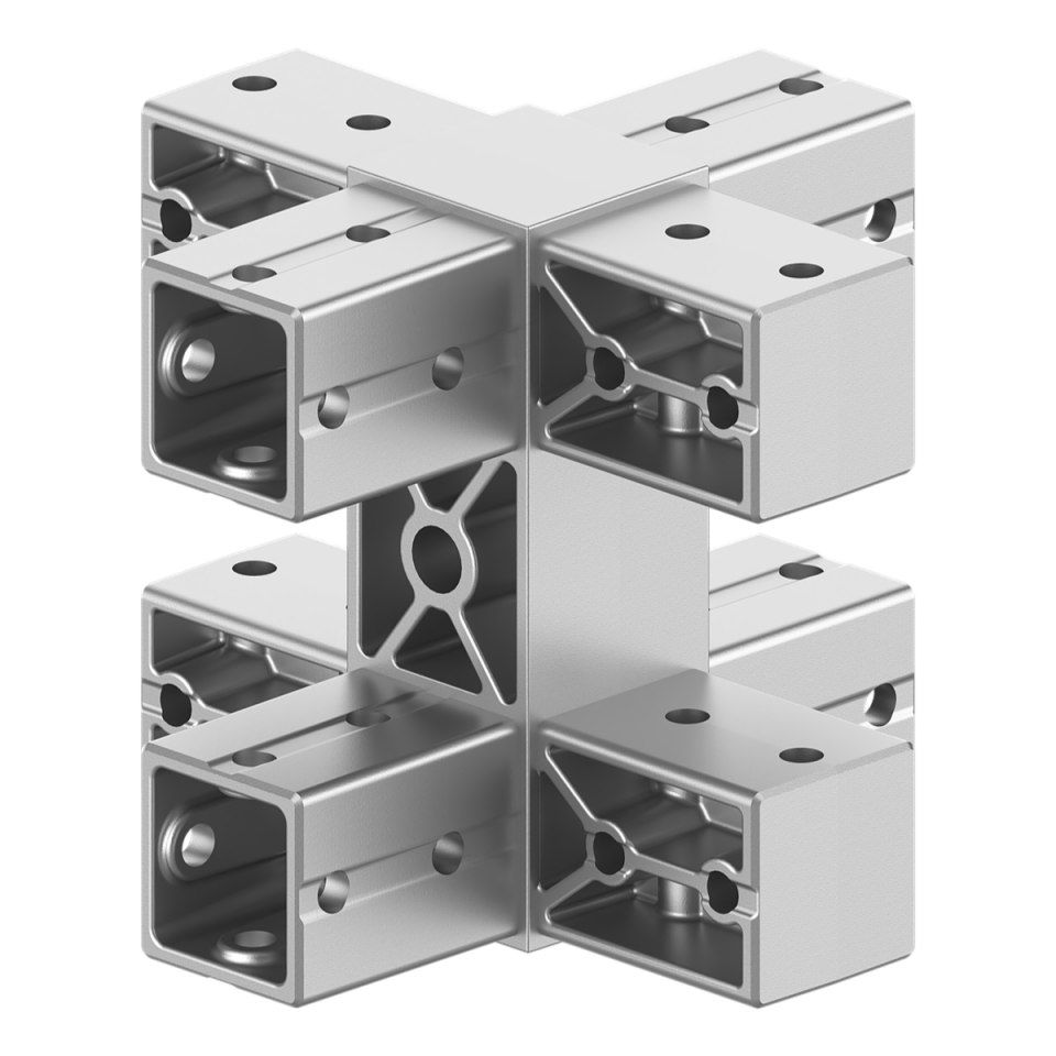 40x120 mm Kesitli Sekiz Yollu Yüzey Bağlantı Konnektörü