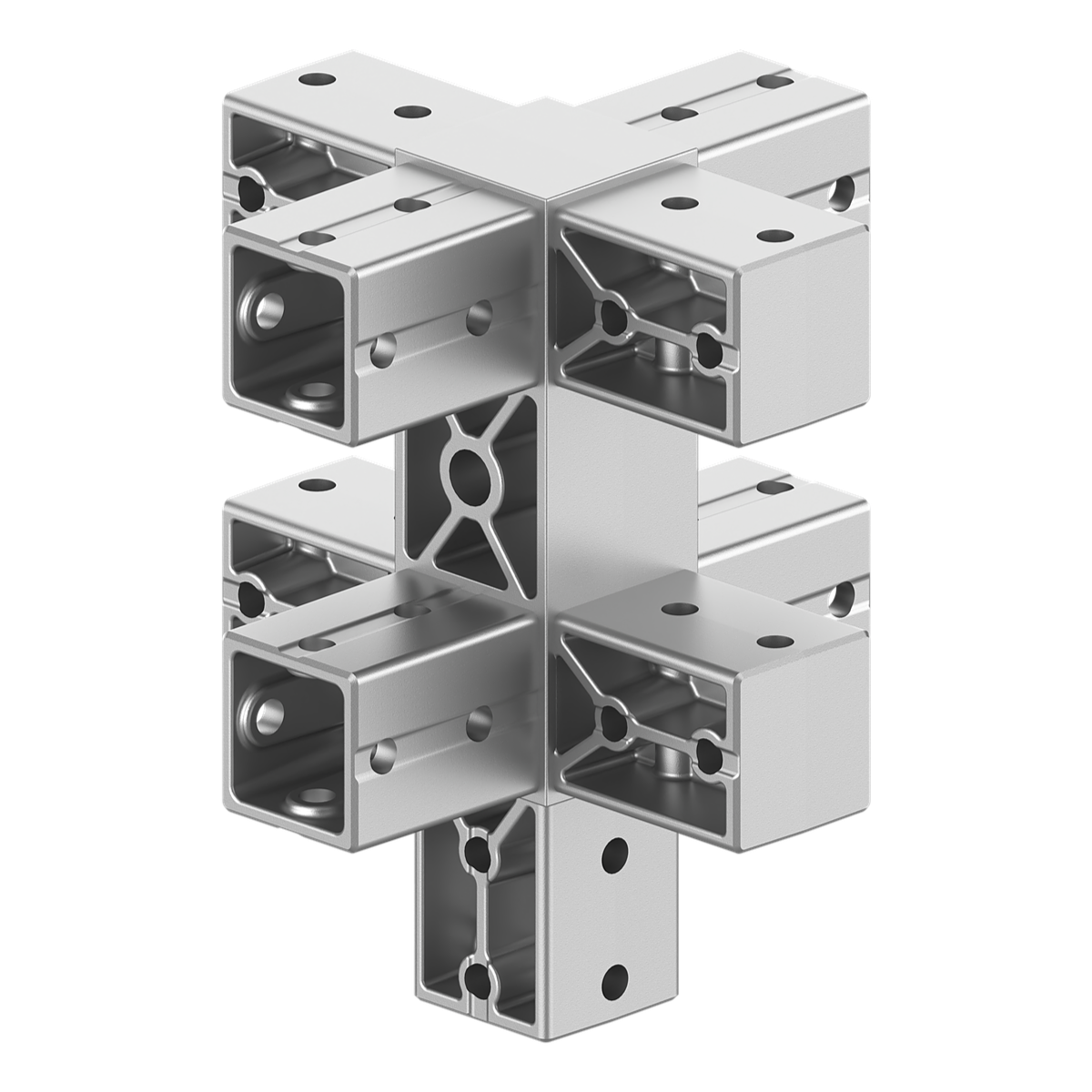 40x120 mm Kesitli Dokuz Yollu Yüzey Kolon Bağlantı Konnektörü