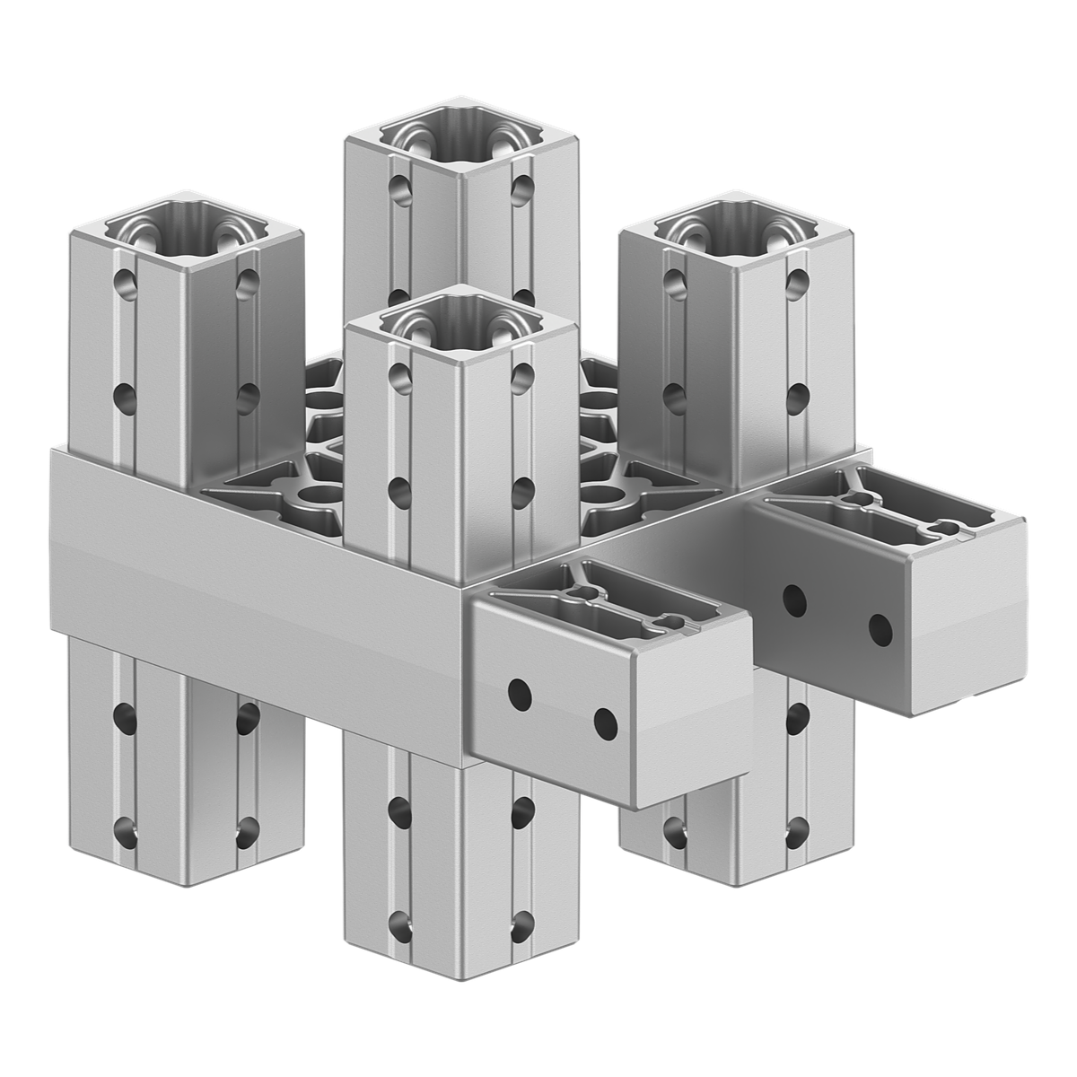 120x120 mm Kesitli On Yollu T Kolon Konektör 1212ED10-1
