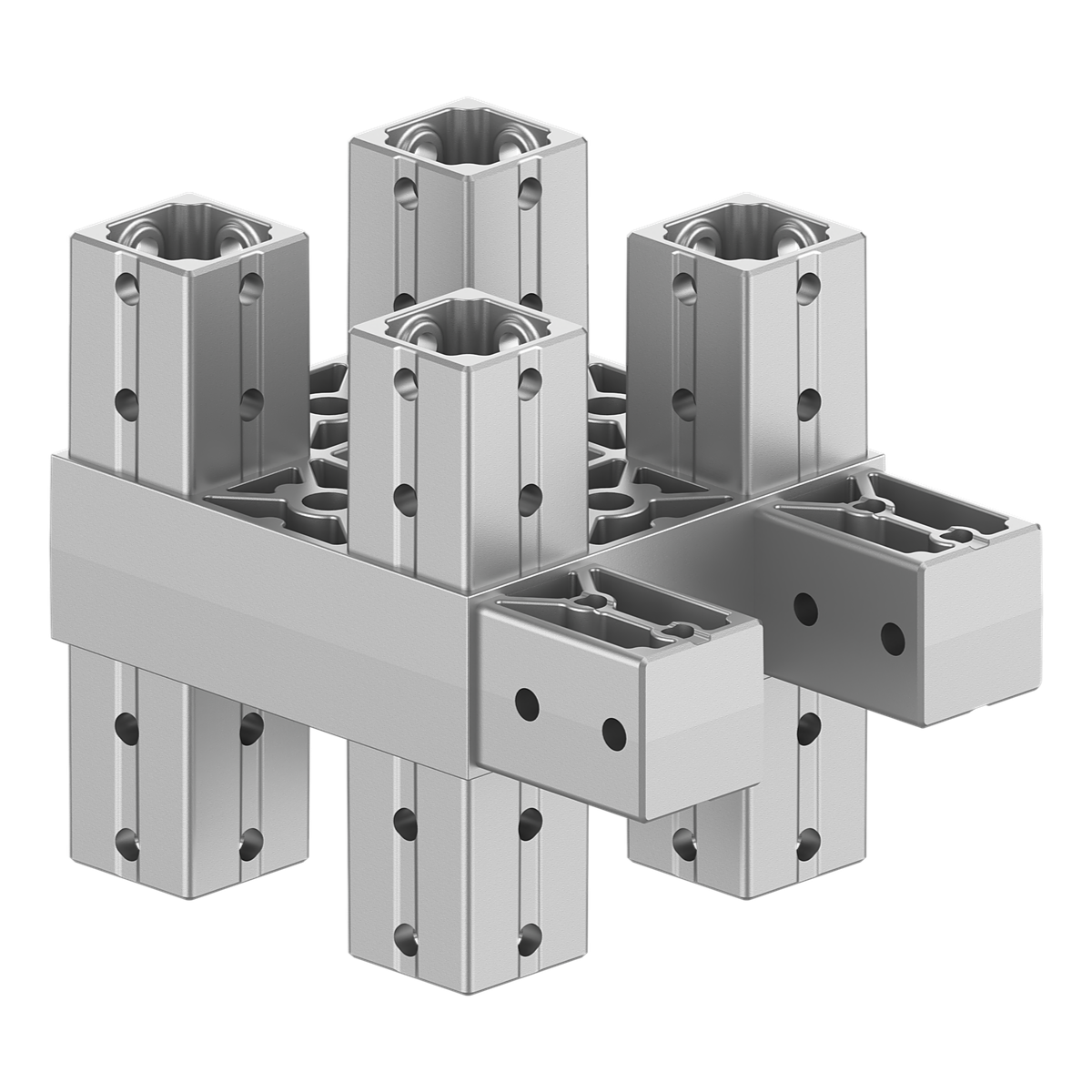 120x120 mm Kesitli On Yollu T Kolon Bağlantı Konnektörü 1212ED10-1