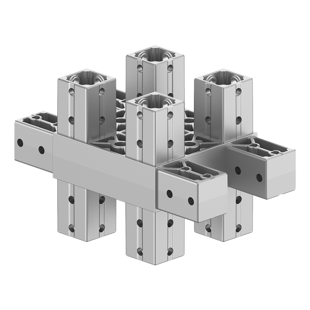 120x120 mm Kesitli On iki Yollu Kolon Yüzey Konektör 1212MD12-1