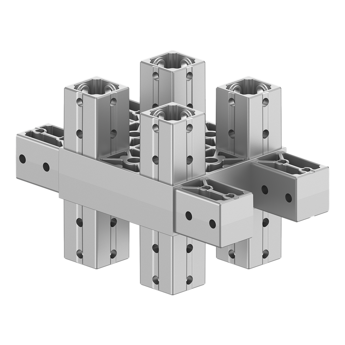 120x120 mm Kesitli On iki Yollu Kolon Yüzey Bağlantı Konnektörü 1212MD12-1